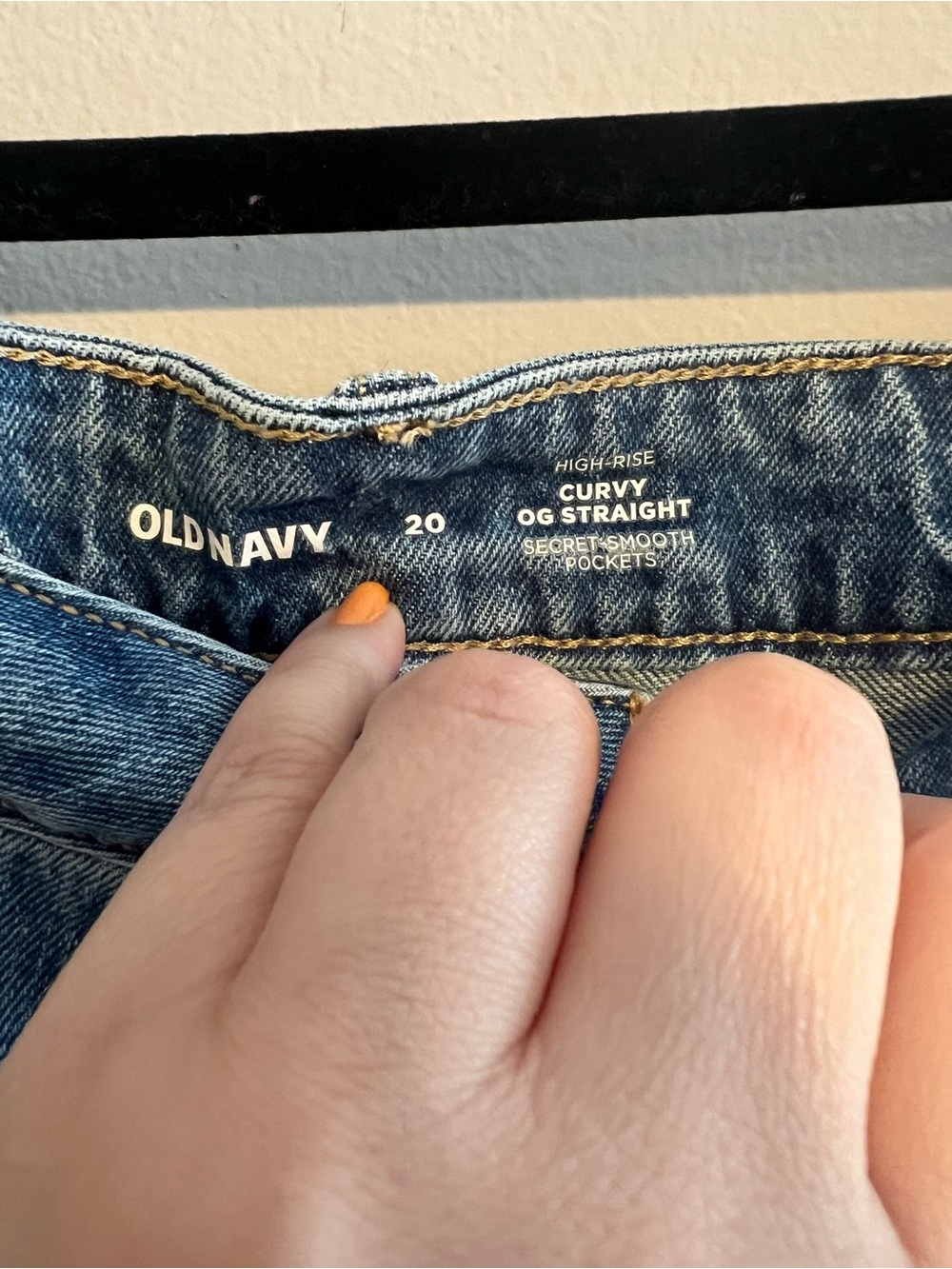 Old Navy Faded Blue Distressed Denim Stretchy Cutoff Shorts | Women’s 20 - Picture 5 of 5